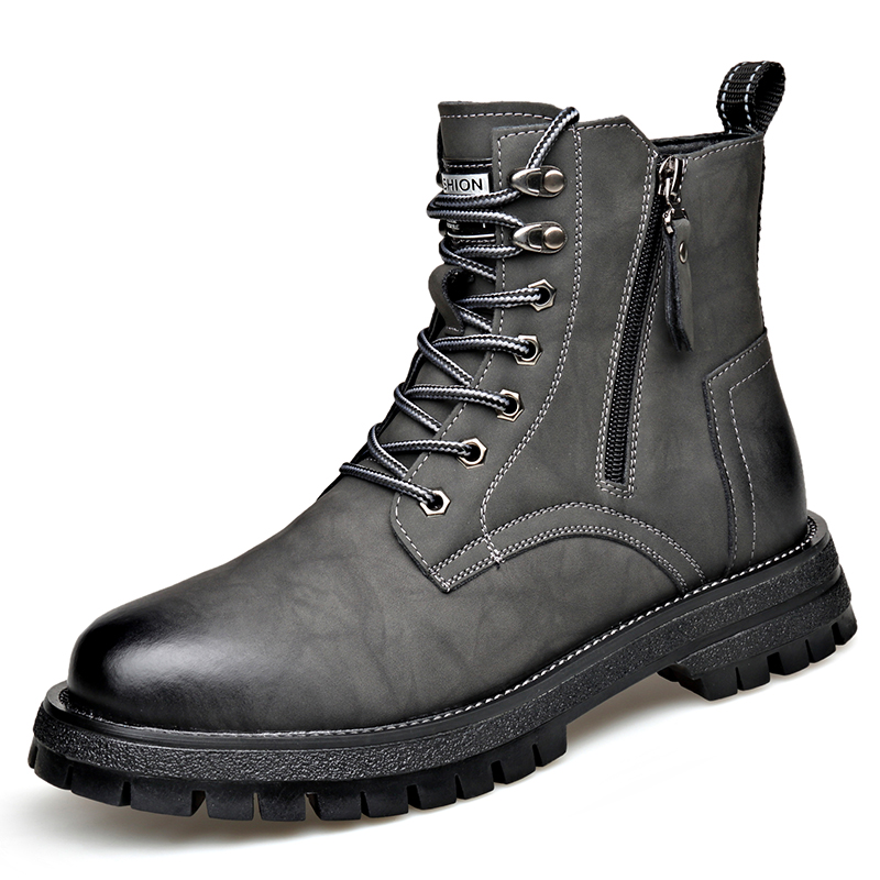 XIAOTOULANG Короткие мартинсы мужские с флисовой подкладкой серые, цвет Fleece-Lined Gray
XIAOTOULANG Короткие мартинсы мужские с флисовой подкладкой серые, цвет Fleece-Lined Gray