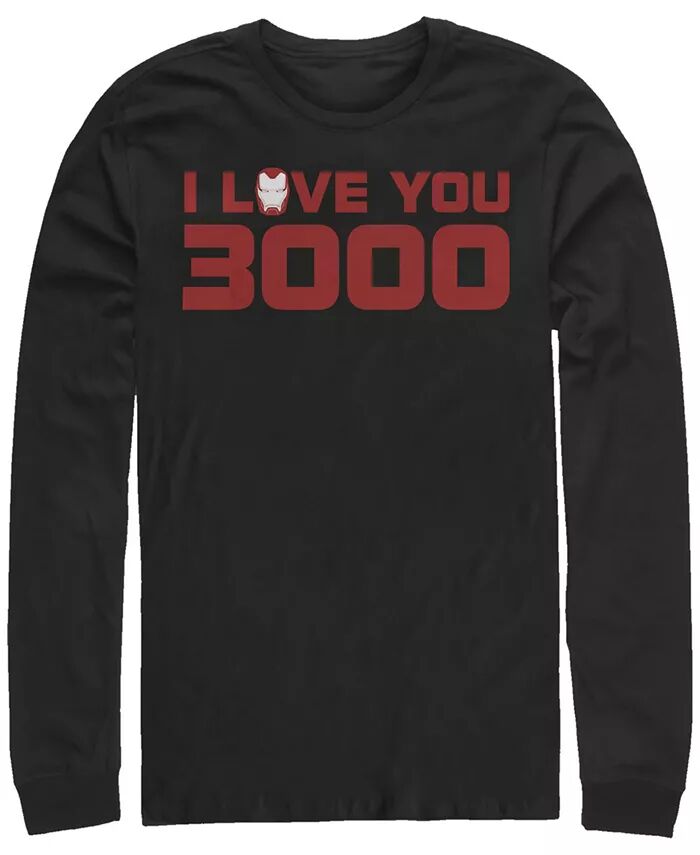 Мужской шлем Marvel Avengers Endgame I Love You 3000 Iron Man, футболка с длинным рукавом Fifth Sun, черный
Мужской шлем Marvel Avengers Endgame I Love You 3000 Iron Man, футболка с длинным рукавом Fifth Sun, черный