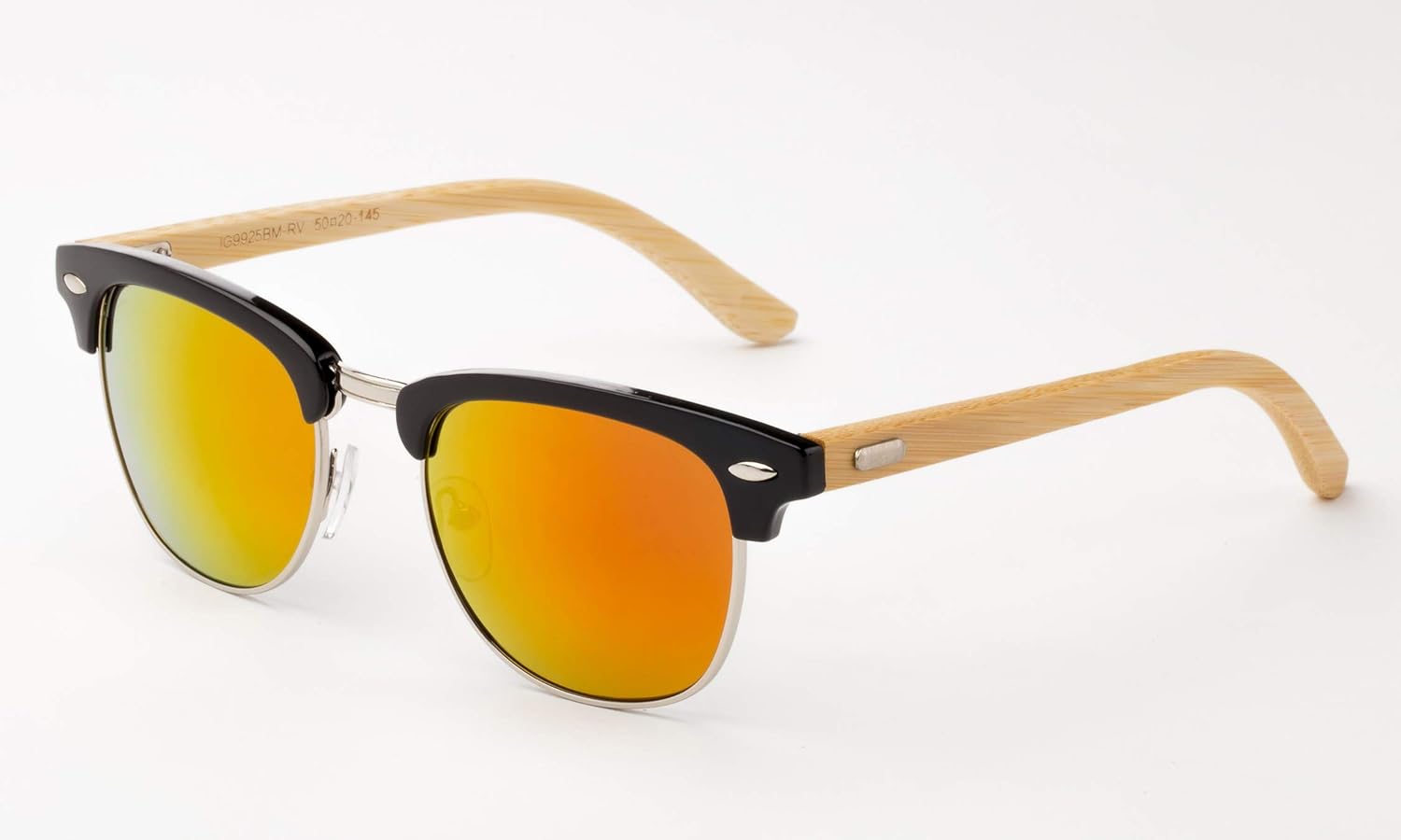 Newbee Fashion - "Topline Flash" Винтажные модные солнцезащитные очки из натурального бамбука высокого качества для мужчин и женщин Newbee Fashion Sunglasses, Silver/Orange/Light Bamboo
Newbee Fashion - "Topline Flash" Винтажные модные солнцезащитные очки из натурального бамбука высокого качества для мужчин и женщин Newbee Fashion Sunglasses, Silver/Orange/Light Bamboo