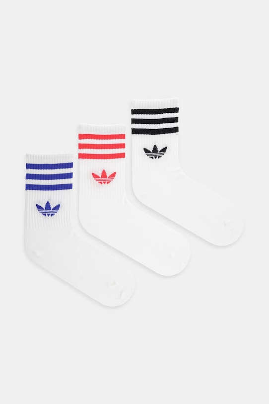 Носки 3-Stripes комплект из 3 пар Adidas Originals, белый
Носки 3-Stripes комплект из 3 пар Adidas Originals, белый