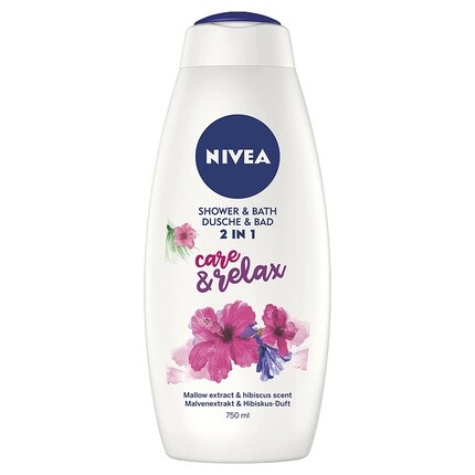Гель для ванны и душа 2в1 Care & Relax 750 мл, Nivea
Гель для ванны и душа 2в1 Care & Relax 750 мл, Nivea