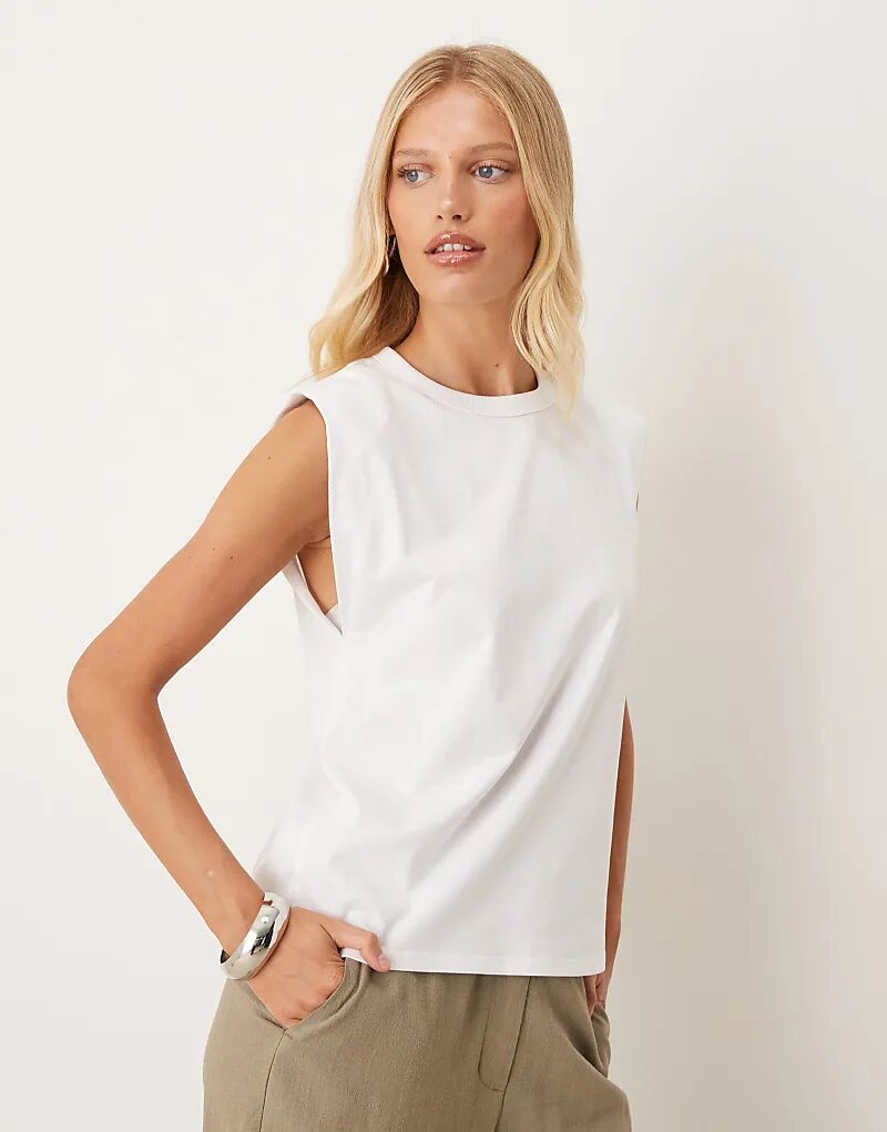 Футболка без рукавов из хлопка Mango белого цвета, Белый, Футболка без рукавов из хлопка Mango белого цвета
Футболка без рукавов из хлопка Mango белого цвета, Белый, Футболка без рукавов из хлопка Mango белого цвета