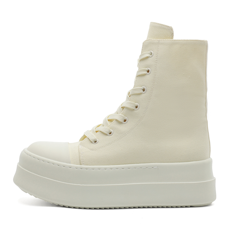 FAPAI Высокие скейтерские кроссовки унисекс белые, цвет White 
FAPAI Высокие скейтерские кроссовки унисекс белые, цвет White