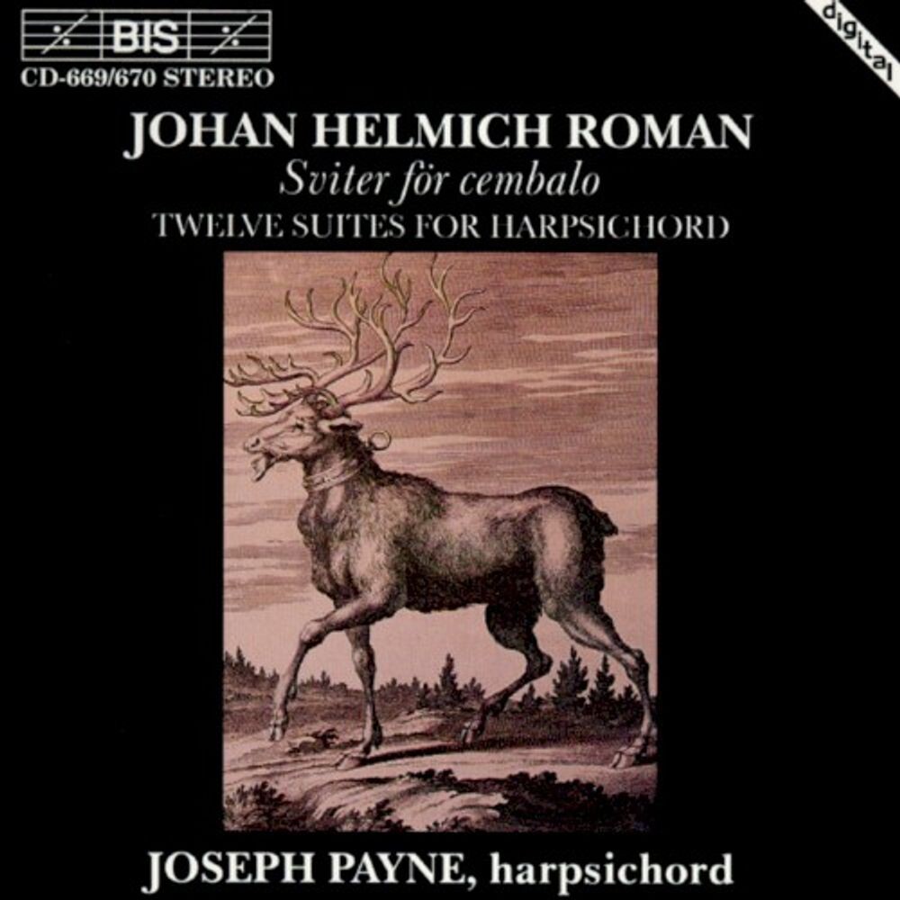 Диск CD Roman: Sviter for Cembalo - Twelve Suites for Harpsichord - Johan Helmich Roman, Joseph Payne
Диск CD Roman: Sviter for Cembalo - Twelve Suites for Harpsichord - Johan Helmich Roman, Joseph Payne