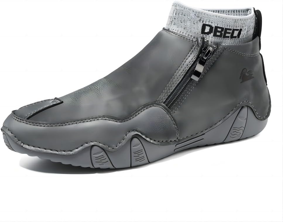 Мужские повседневные кожаные ботинки с высоким голенищем, на щиколотку, чукка, дышащие, водонепроницаемые, легкие, с молнией для походов Asifn, серый
Мужские повседневные кожаные ботинки с высоким голенищем, на щиколотку, чукка, дышащие, водонепроницаемые, легкие, с молнией для походов Asifn, серый