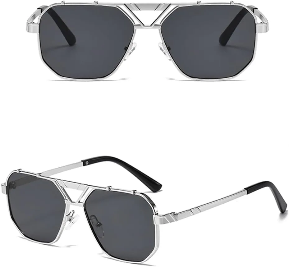 Солнцезащитные очки с двойной перемычкой для мужчин и женщин с линзами UV400, предназначенные для вождения, езды на велосипеде и активного отдыха UYPTK, Golden Green
Солнцезащитные очки с двойной перемычкой для мужчин и женщин с линзами UV400, предназначенные для вождения, езды на велосипеде и активного отдыха UYPTK, Golden Green