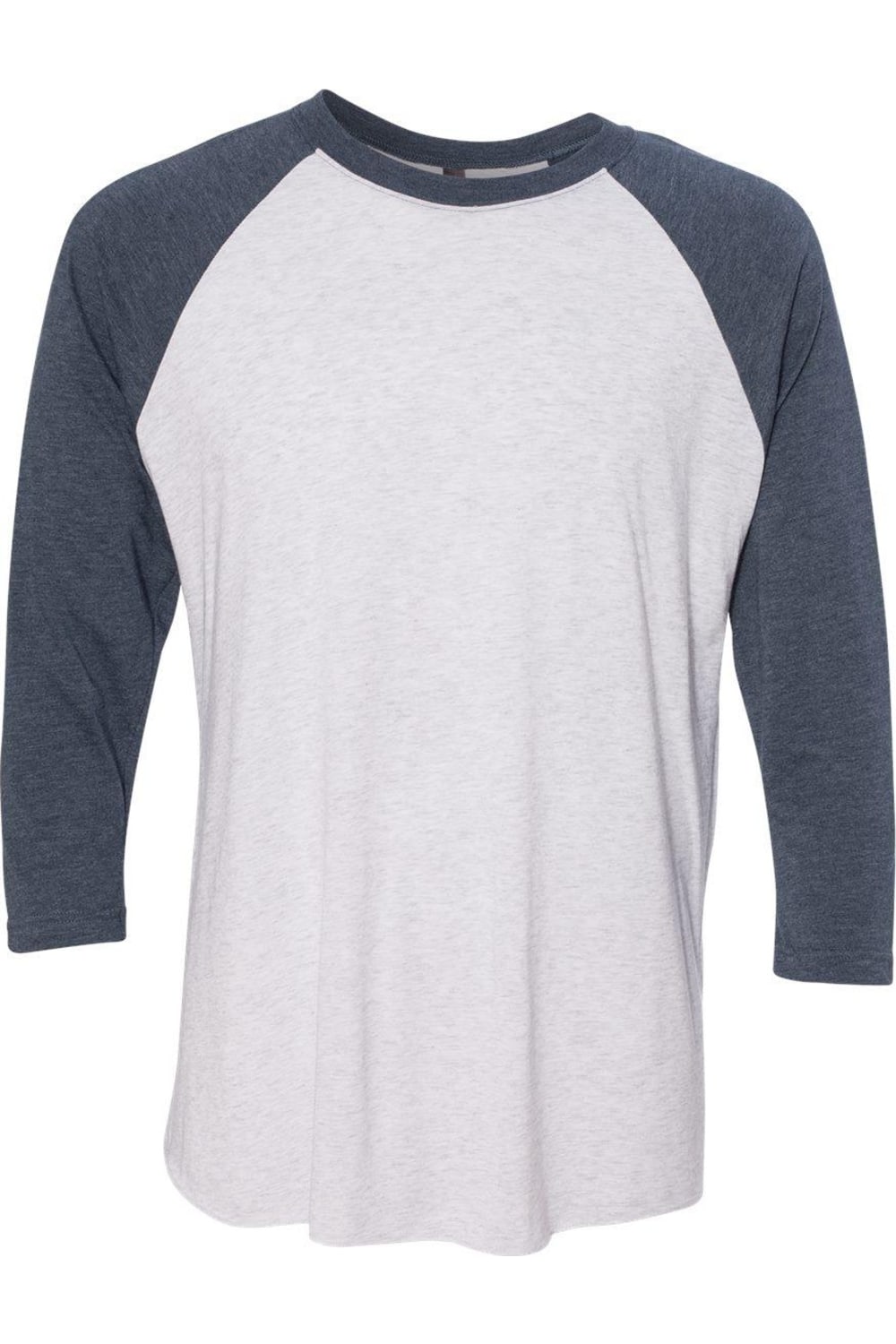 Футболка унисекс Triblend с рукавами реглан три четверти Next Level, цвет indigo sleeves/ heather white body
Футболка унисекс Triblend с рукавами реглан три четверти Next Level, цвет indigo sleeves/ heather white body