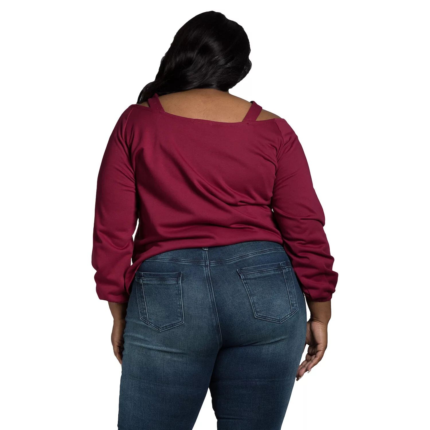 Женский топ с открытыми плечами и длинными рукавами Poetic Justice больших размеров с V-образным вырезом и открытыми плечами Poetic Justice, серый
Женский топ с открытыми плечами и длинными рукавами Poetic Justice больших размеров с V-образным вырезом и открытыми плечами Poetic Justice, серый