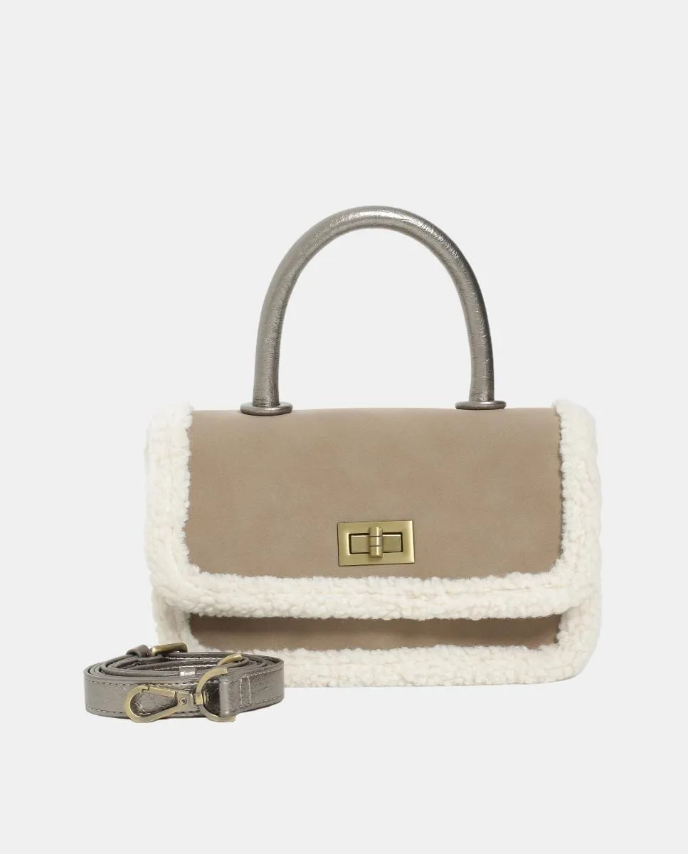 Сумка на молнии из искусственной кожи с овчиной Robert Pietri, серо-коричневый
Сумка на молнии из искусственной кожи с овчиной Robert Pietri, серо-коричневый