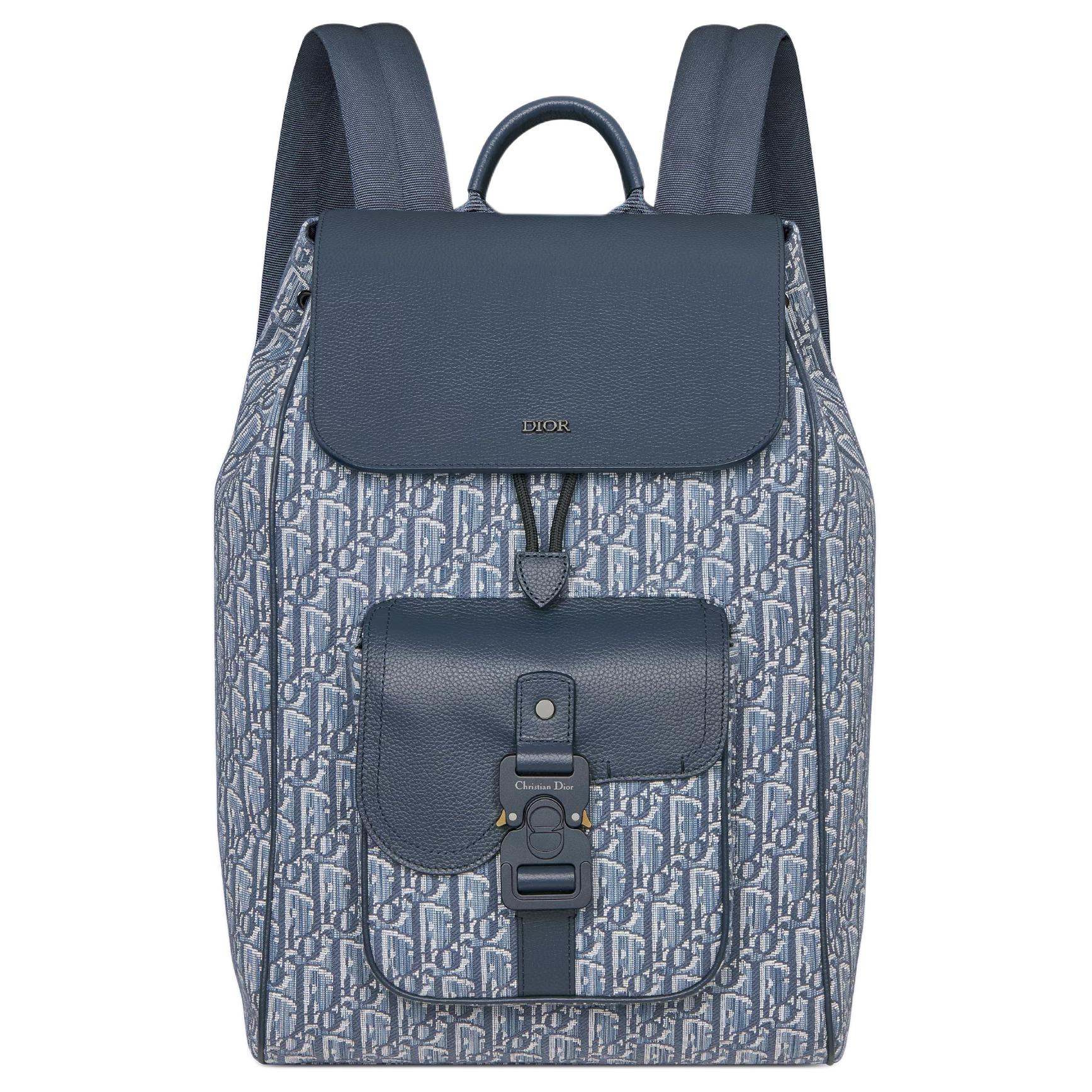 DIOR Хлопковый рюкзак мужской синий
DIOR Хлопковый рюкзак мужской синий