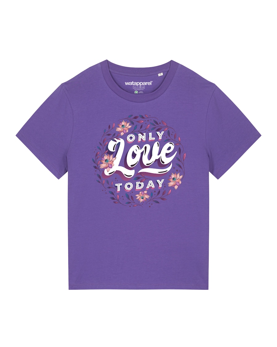 Рубашка Watapparel Only love today, фиолетовый
Рубашка Watapparel Only love today, фиолетовый