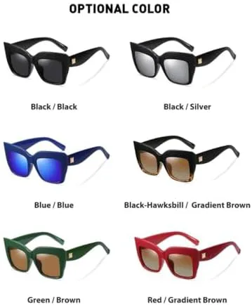 Черные квадратные солнцезащитные очки большого размера для женщин, с крупной оправой, зеркальные, унисекс, защита от ультрафиолета UV400 MTZJH, Double Brown Lens
Черные квадратные солнцезащитные очки большого размера для женщин, с крупной оправой, зеркальные, унисекс, защита от ультрафиолета UV400 MTZJH, Double Brown Lens