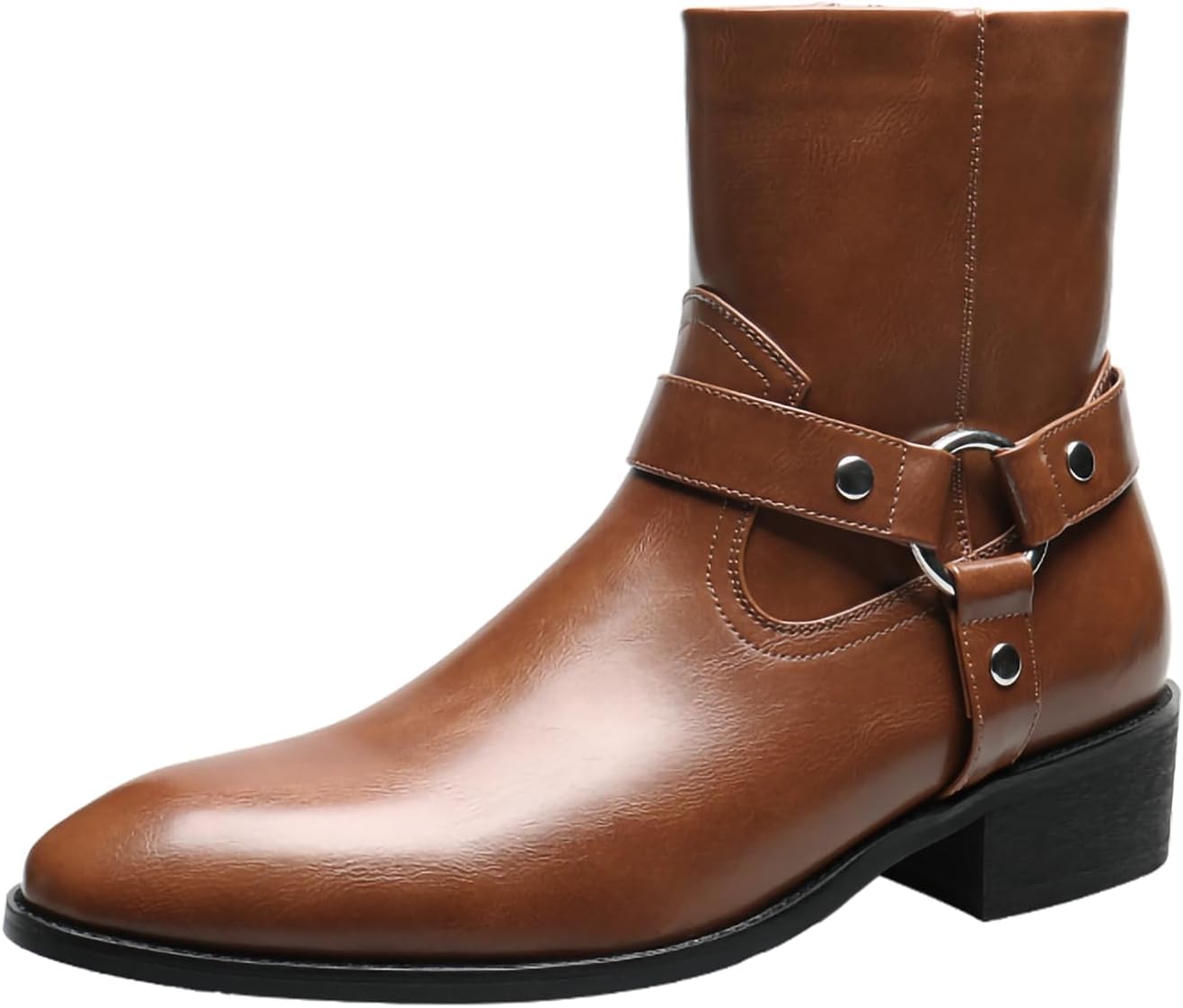 Мужские ботинки челси с боковой молнией, без шнурков, повседневные стильные ботинки для мужчин Generic, коричневый
Мужские ботинки челси с боковой молнией, без шнурков, повседневные стильные ботинки для мужчин Generic, коричневый