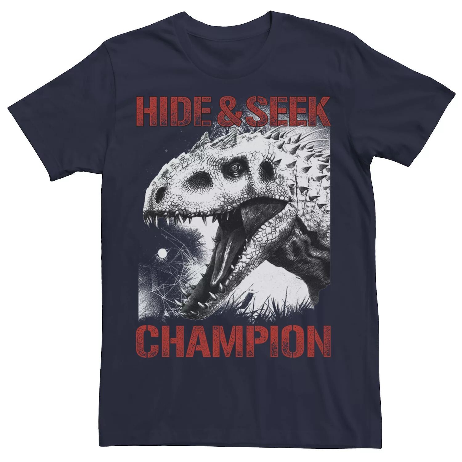 Мужская футболка Jurassic World Indominus Hide & Seek Champ с рисунком Licensed Character, синий
Мужская футболка Jurassic World Indominus Hide & Seek Champ с рисунком Licensed Character, синий