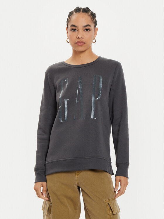 Толстовка свободного кроя Gap, серый
Толстовка свободного кроя Gap, серый