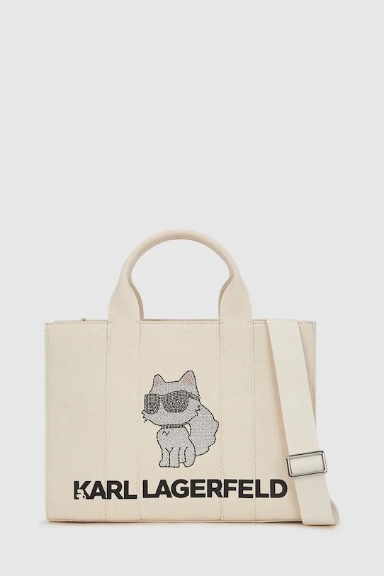 Хлопковая сумка IKON Karl Lagerfeld, бежевый
Хлопковая сумка IKON Karl Lagerfeld, бежевый