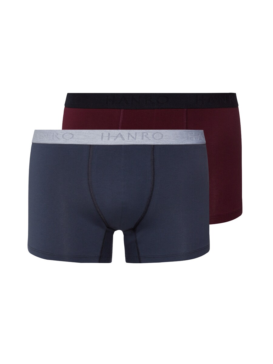 Боксеры Hanro Essentials, синий/бордовый
Боксеры Hanro Essentials, синий/бордовый