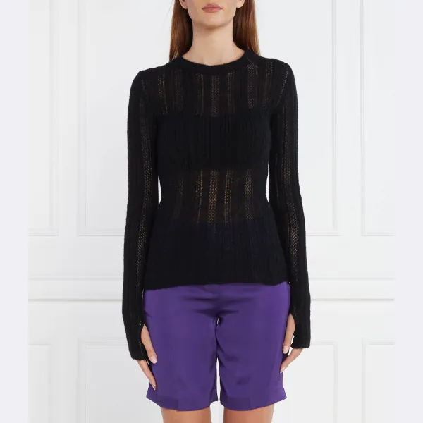 Шерстяной свитер обычного кроя Pinko, черный
Шерстяной свитер обычного кроя Pinko, черный