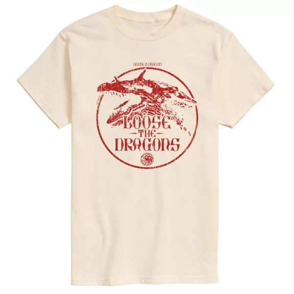 Мужская футболка House of the Dragon с принтом дракона Licensed Character, бежевый
Мужская футболка House of the Dragon с принтом дракона Licensed Character, бежевый