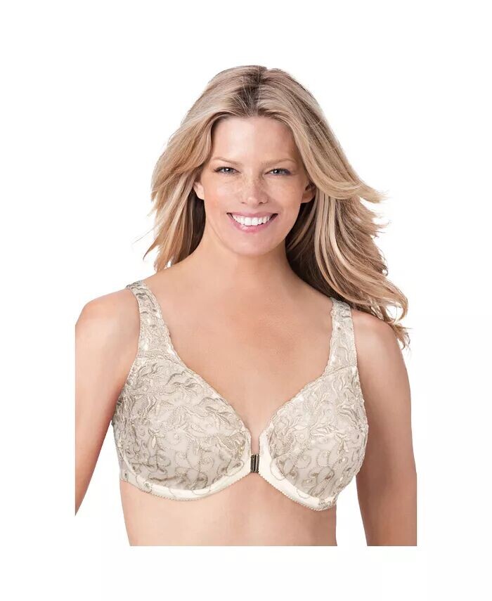 Бюстгальтер на косточках с застежкой спереди и вышивкой больших размеров Amoureuse, коричневый
Бюстгальтер на косточках с застежкой спереди и вышивкой больших размеров Amoureuse, коричневый