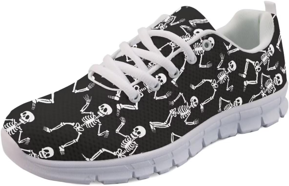 Кроссовки Forchrinse для женщин и мужчин, повседневные обувь на шнуровке, дышащие легкие теннисные кроссовки для тренировок и ходьбы, Skull Design
Кроссовки Forchrinse для женщин и мужчин, повседневные обувь на шнуровке, дышащие легкие теннисные кроссовки для тренировок и ходьбы, Skull Design