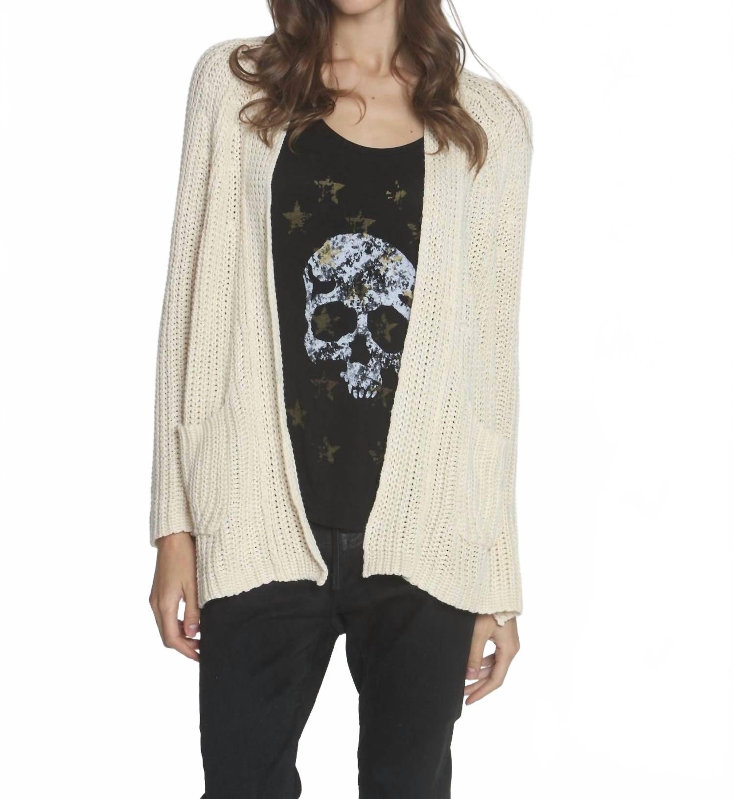 Женский кардиган Dillon с кабельной вязкой в цвете овсянка LABEL+thread
Женский кардиган Dillon с кабельной вязкой в цвете овсянка LABEL+thread