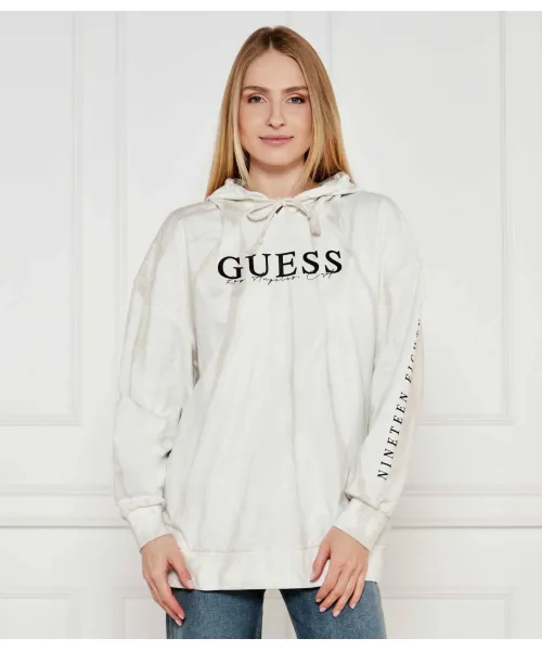 Толстовка Relaxed fit Guess Active, бежевый 
Толстовка Relaxed fit Guess Active, бежевый