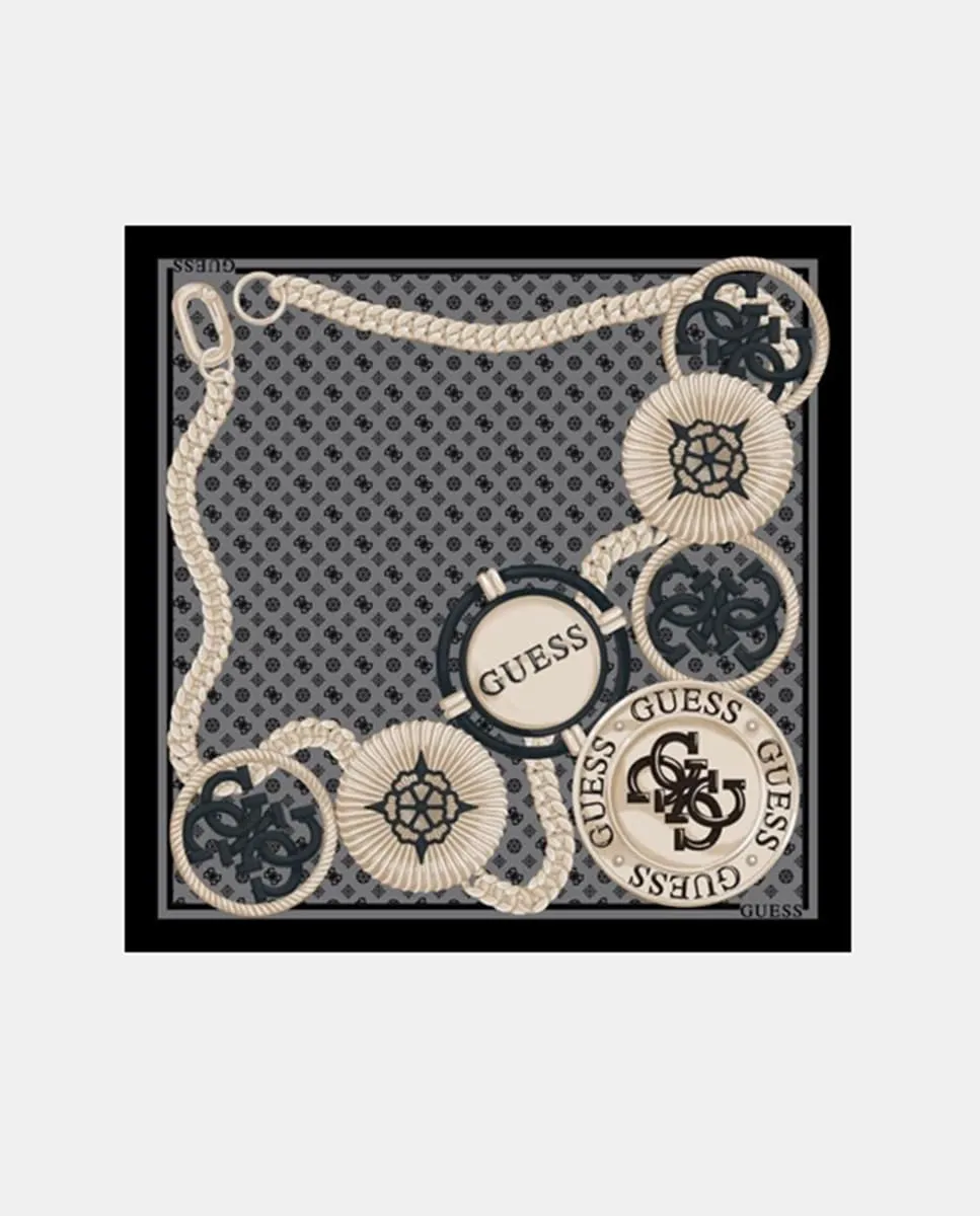Женский платок с узором Guess, черный
Женский платок с узором Guess, черный