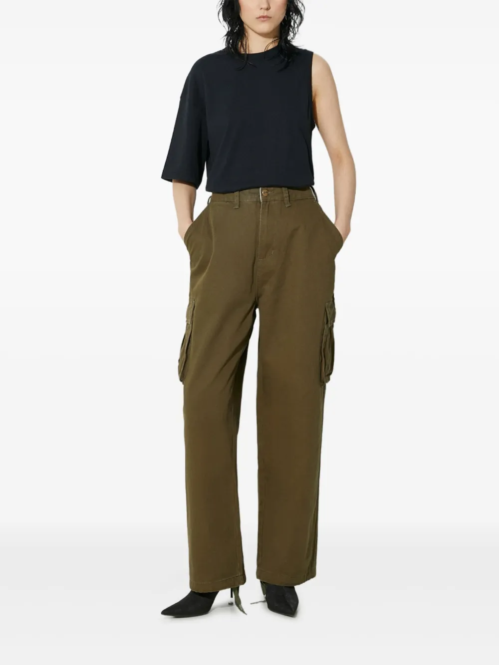 Топ асимметричного кроя Undercover, черный
Топ асимметричного кроя Undercover, черный