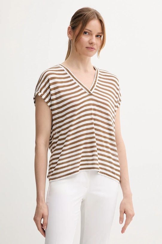 Футболка с добавлением льна United Colors Of Benetton, коричневый
Футболка с добавлением льна United Colors Of Benetton, коричневый