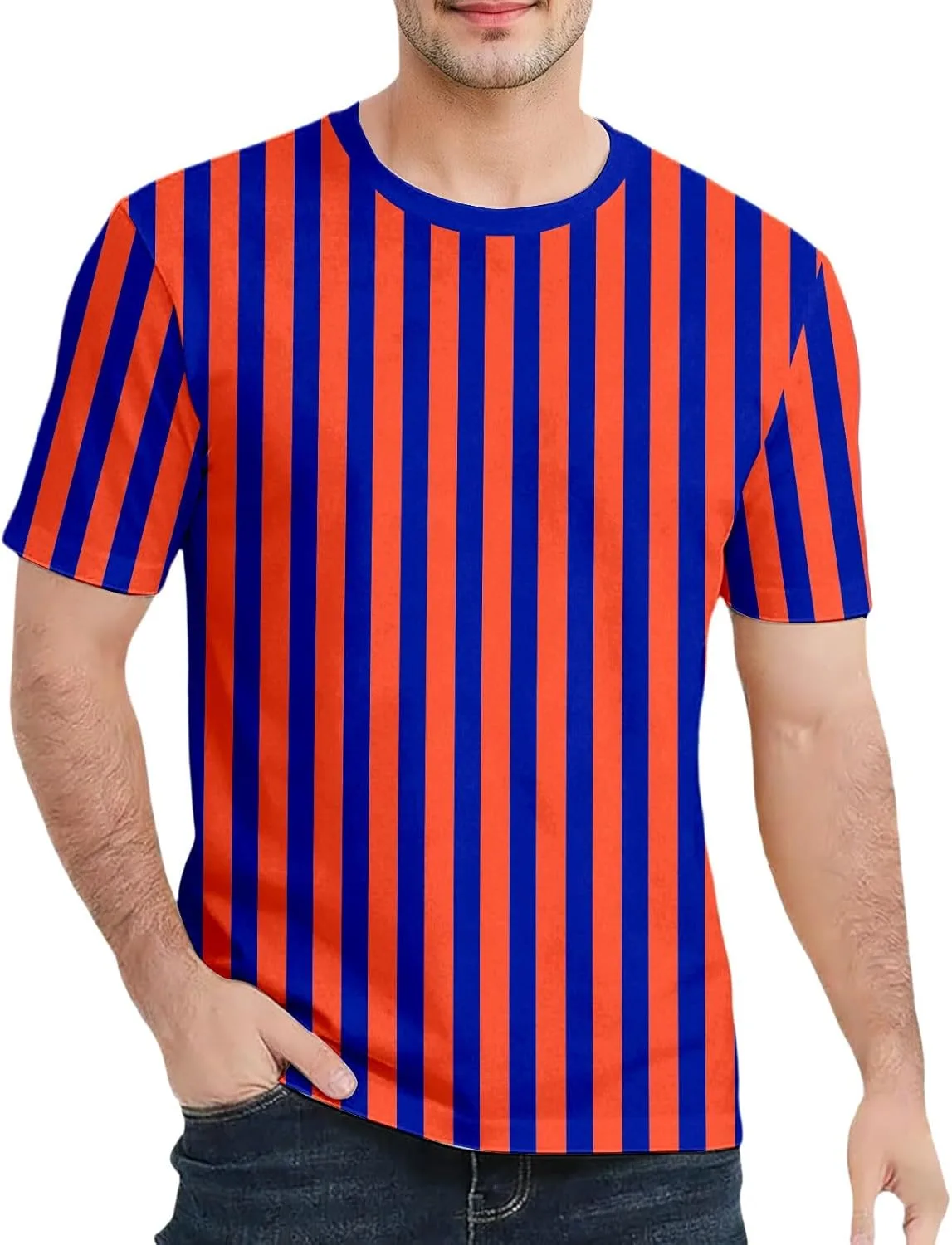 Футболка Casual Stripe для мужчин с коротким рукавом
Футболка Casual Stripe для мужчин с коротким рукавом