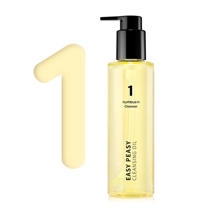 Numbuzin No.1 Easy Peasy Cleansing Oil Очищающее средство для снятия макияжа с лица 6,76 жидких унций
Numbuzin No.1 Easy Peasy Cleansing Oil Очищающее средство для снятия макияжа с лица 6,76 жидких унций