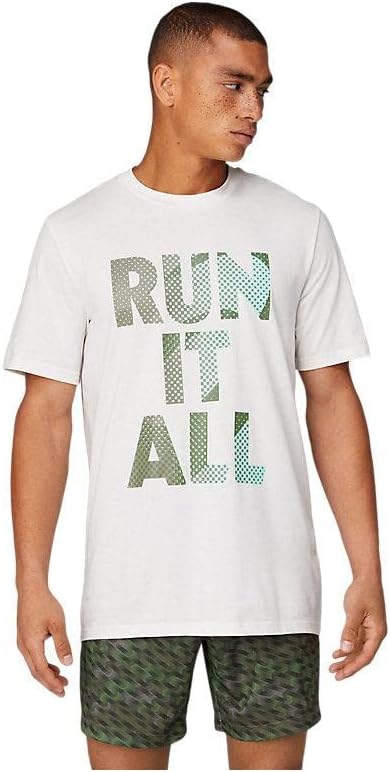 Мужская тренировочная футболка ASICS с графическим принтом и коротким рукавом, размер 1 (2031C445), кремовый
Мужская тренировочная футболка ASICS с графическим принтом и коротким рукавом, размер 1 (2031C445), кремовый