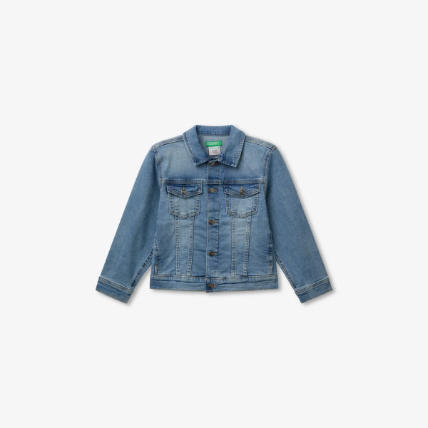 Куртка джинсовая Benetton с накладными карманами, синий
Куртка джинсовая Benetton с накладными карманами, синий