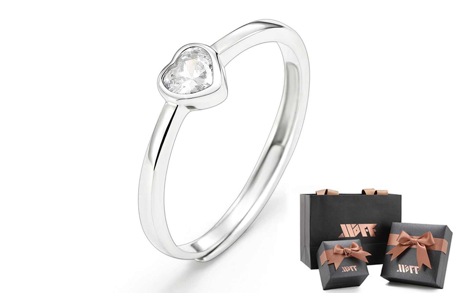 XXOFF Кольцо из стерлингового серебра 925 пробы Unisex Silver White
XXOFF Кольцо из стерлингового серебра 925 пробы Unisex Silver White