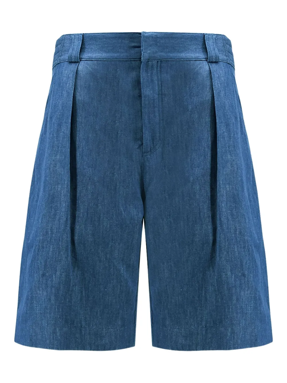 Плиссированные шорты-бермуды Loro Piana, синий
Плиссированные шорты-бермуды Loro Piana, синий