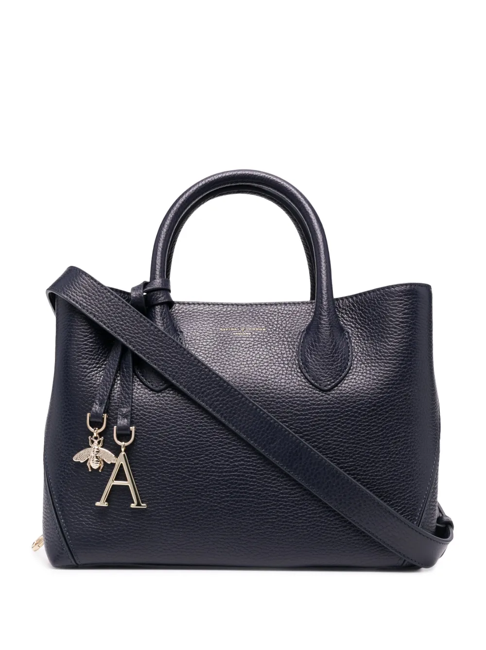 Фактурная сумка-тоут London среднего размера Aspinal Of London, синий
Фактурная сумка-тоут London среднего размера Aspinal Of London, синий