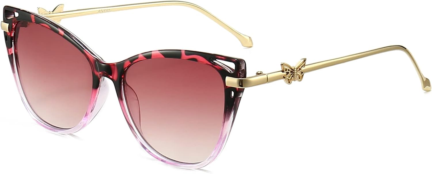 Солнцезащитные очки ANRRI «Кошачий глаз» для женщин, винтажные солнцезащитные очки с легкими металлическими дужками и декором в виде бабочек, фиолетовая оправа, Purple
Солнцезащитные очки ANRRI «Кошачий глаз» для женщин, винтажные солнцезащитные очки с легкими металлическими дужками и декором в виде бабочек, фиолетовая оправа, Purple