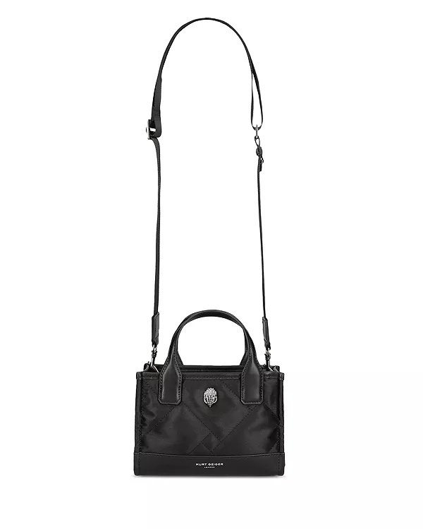 Квадратная сумка-тоут с микростеганой отделкой Kurt Geiger London, черный
Квадратная сумка-тоут с микростеганой отделкой Kurt Geiger London, черный
