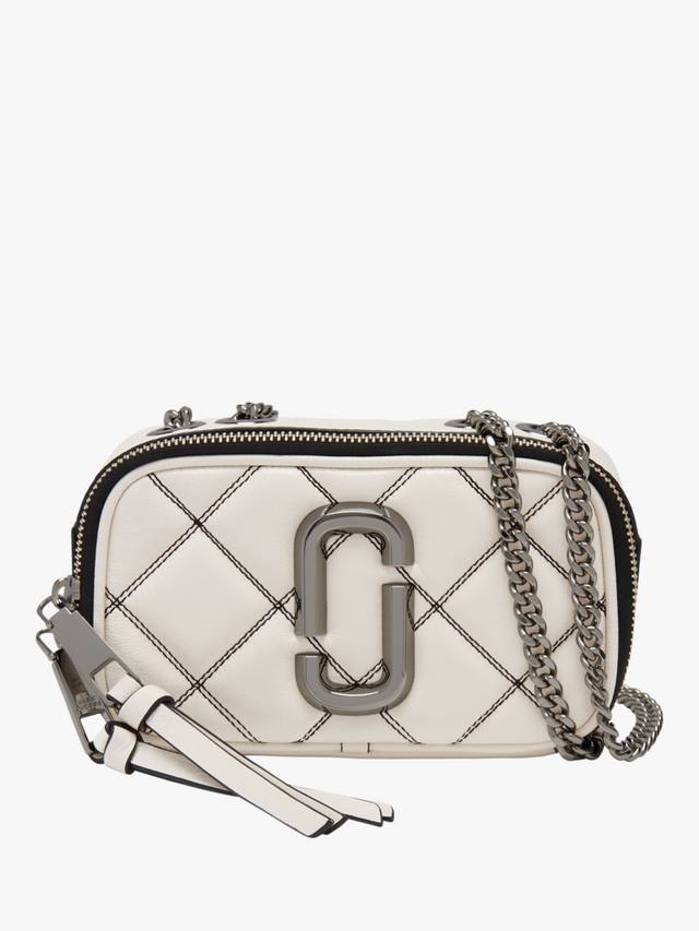 Кожаная кросс-боди сумка The Snapshot Marc Jacobs, White/Black
Кожаная кросс-боди сумка The Snapshot Marc Jacobs, White/Black