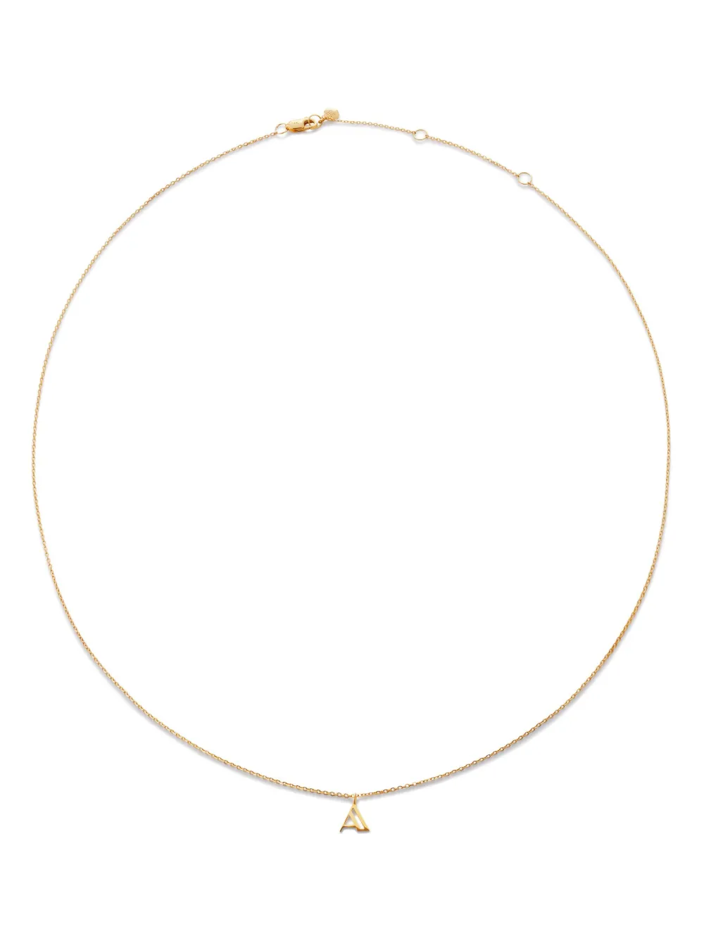 Колье из желтого золота с подвеской Initial A Monica Vinader, золотой
Колье из желтого золота с подвеской Initial A Monica Vinader, золотой