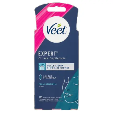 Экспертные полоски для чувствительной кожи лица Veet
Экспертные полоски для чувствительной кожи лица Veet