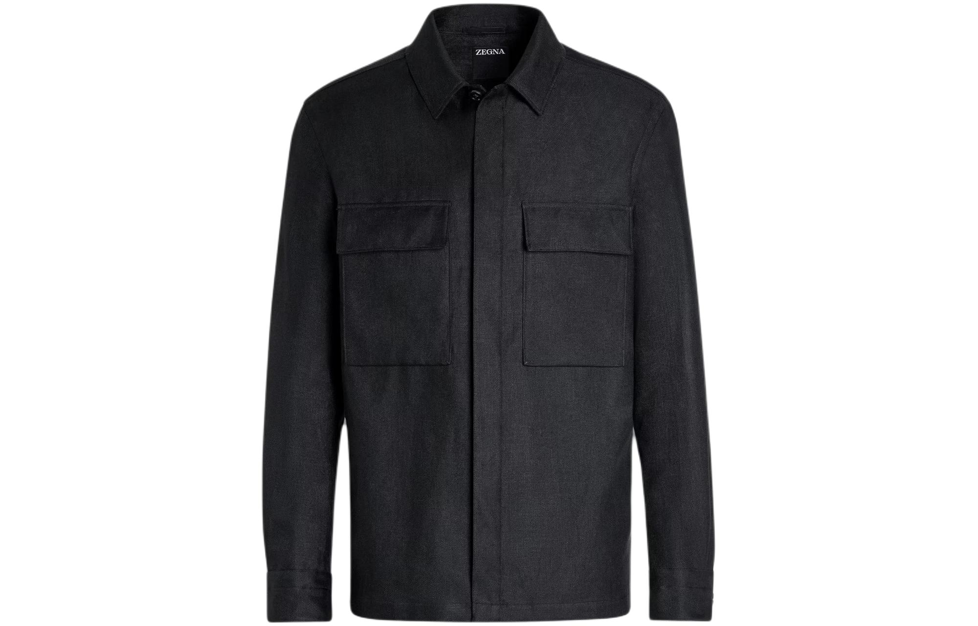 Длинный рукав рубашка Ermenegildo Zegna, черный
Длинный рукав рубашка Ermenegildo Zegna, черный