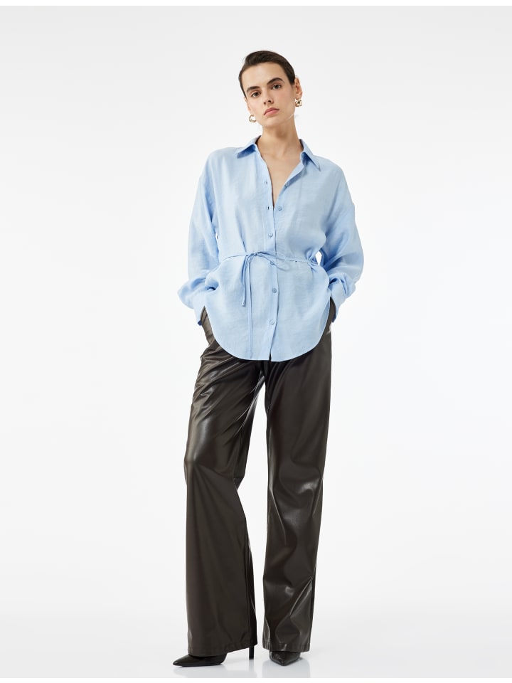 KOTON Рубашки с длинными рукавами синего цвета
KOTON Рубашки с длинными рукавами синего цвета