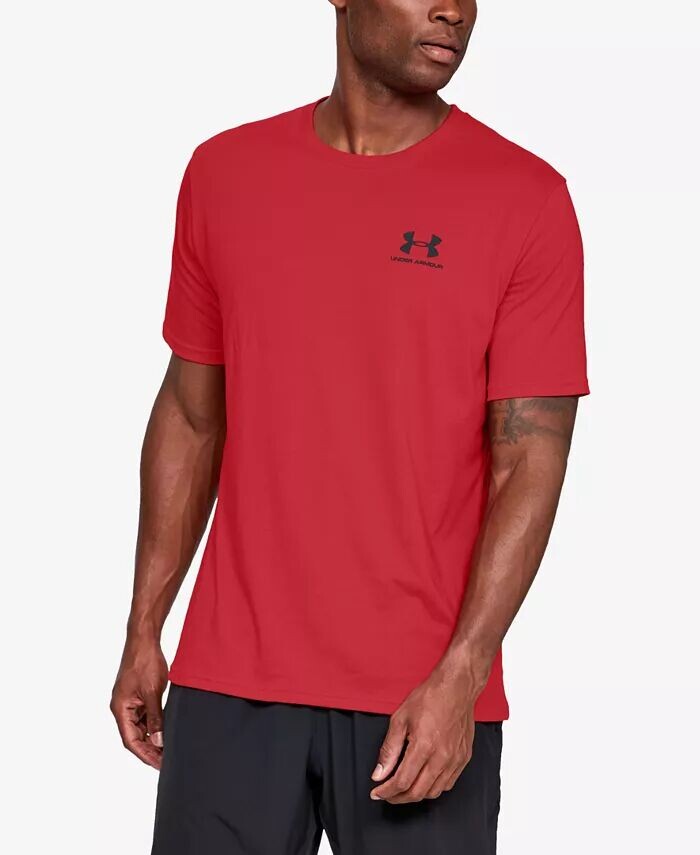 Мужская футболка в спортивном стиле с коротким рукавом и левой грудью Under Armour, красный
Мужская футболка в спортивном стиле с коротким рукавом и левой грудью Under Armour, красный