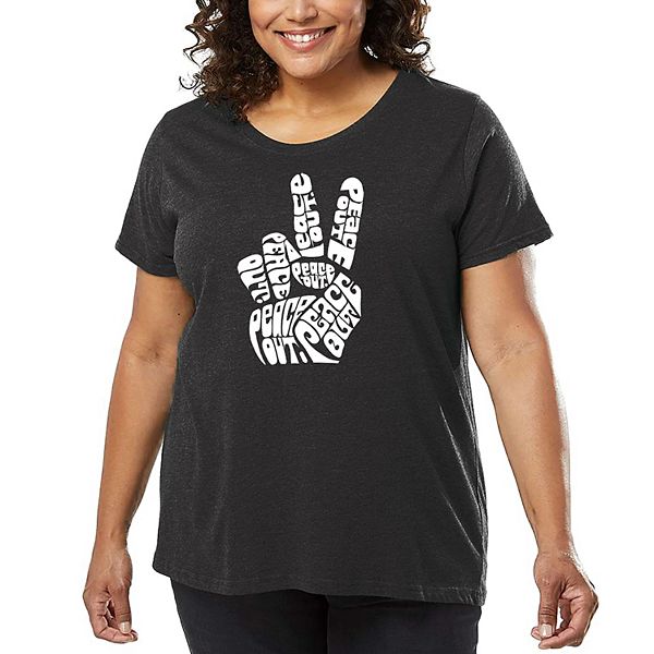 Футболка с принтом Peace Out для женщин plus size La Pop Art, Grey, Серый, Футболка с принтом Peace Out для женщин plus size La Pop Art, Grey
Футболка с принтом Peace Out для женщин plus size La Pop Art, Grey, Серый, Футболка с принтом Peace Out для женщин plus size La Pop Art, Grey