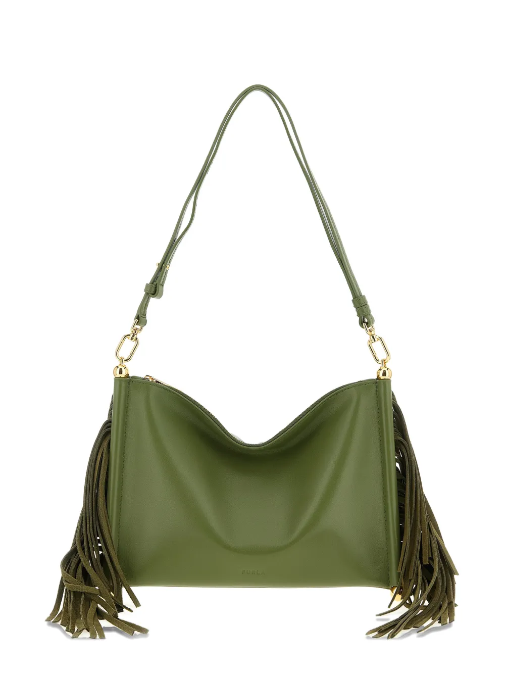 Мини-сумка Sfera Soft с бахромой на плечо Furla, зеленый
Мини-сумка Sfera Soft с бахромой на плечо Furla, зеленый