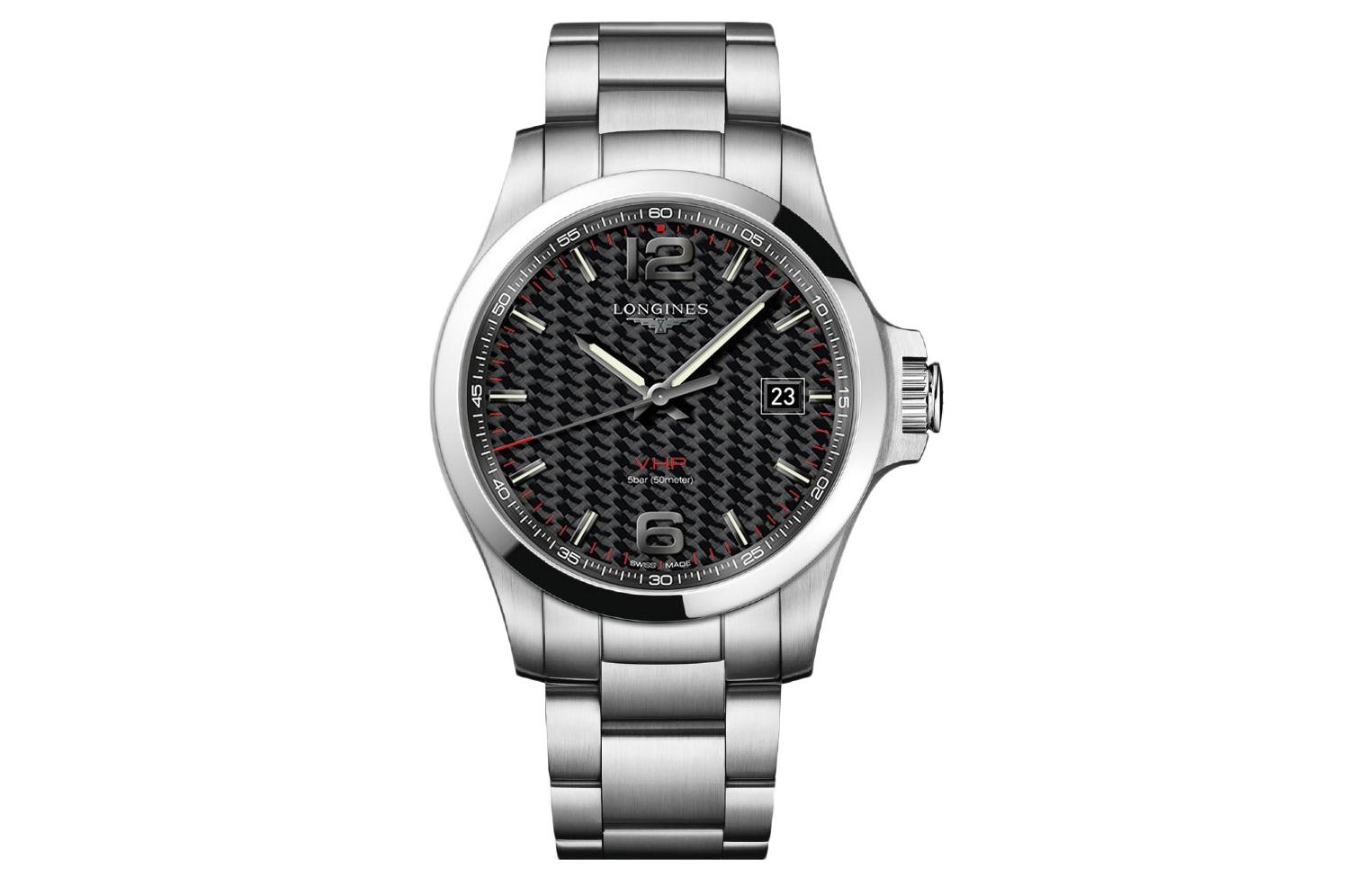 Компания Comcast Collection Мужские часы с кварцевым механизмом 43 мм черный циферблат корпус из нержавеющей стали браслет из нержавеющей стали LONGINES 
Компания Comcast Collection Мужские часы с кварцевым механизмом 43 мм черный циферблат корпус из нержавеющей стали браслет из нержавеющей стали LONGINES