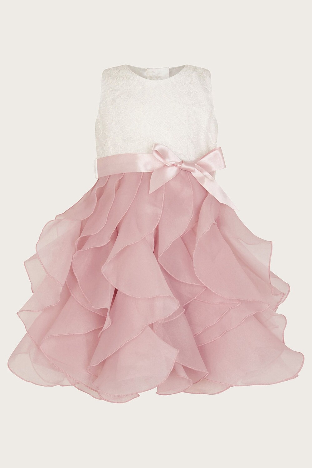 Детское платье из кружева канкан с рюшами Monsoon, розовый
Детское платье из кружева канкан с рюшами Monsoon, розовый