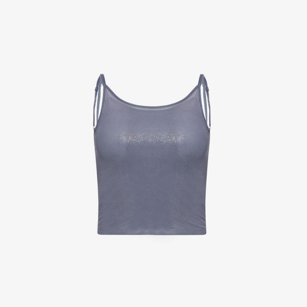 Топ-жилет Jaded London с двойным слоем, серо-фиолетовый 
Топ-жилет Jaded London с двойным слоем, серо-фиолетовый